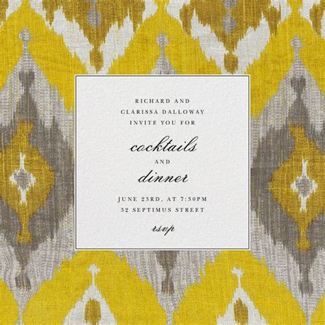 Montespan Satin Party Invitation Send Online Instantly RSVP