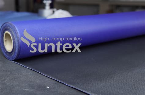 Fireproof Waterproof Pu Coated Fiber Glass Cloth Flexible Duct Cloth Fabric