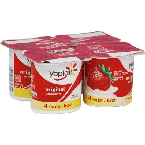 Yoplait Original Yogurt Low Fat Strawberry Low Fat And Nonfat Foodtown