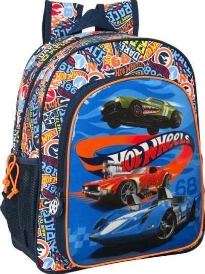Safta Hot Wheels Plecak Szkolny Challenge Wielokolorowy Granatowy