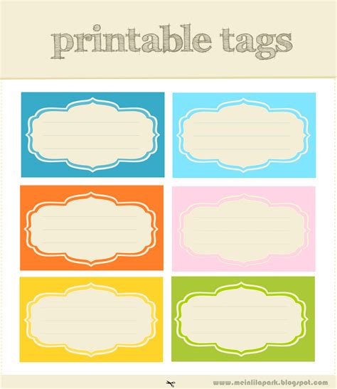 Printable To And From Tags