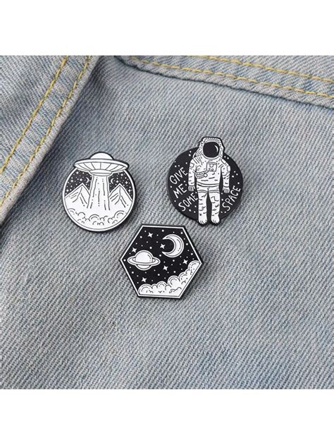 Insignias De La Serie De Exploraci N Espacial De Astronauta Creativo