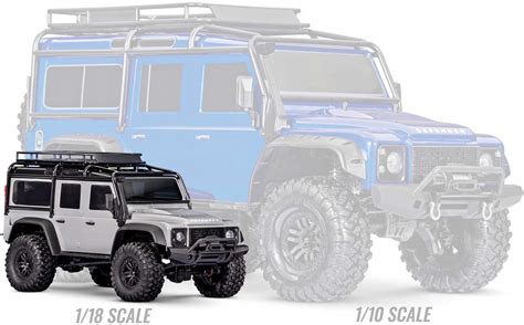 TRAXXAS TRX 4M Land Rover Defender Grün 1 18 4WD RTR Scale Crawler inkl