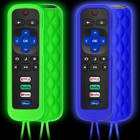 Pack Of 2 Remote Control Cover For Roku Remote Remote