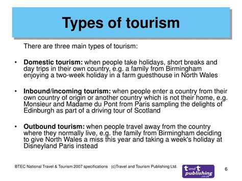 5 Types Of Tourism