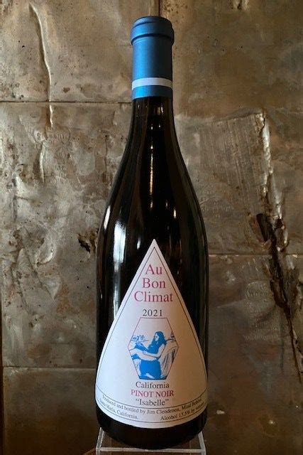 2021 Au Bon Climat Isabelle Pinot Noir Wine Cellars Of Annapolis