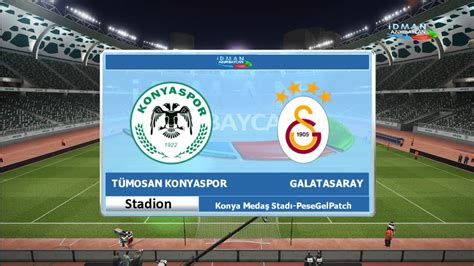 Pes Trendyol S Per L G Yamasi Konyaspor Vs Galatasaray Youtube