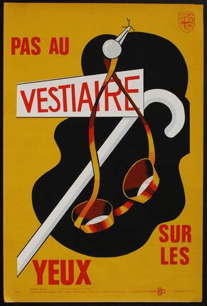 AINF - Pas au vestiaire sur les yeux | Original Vintage Poster | Chisholm Larsson Gallery