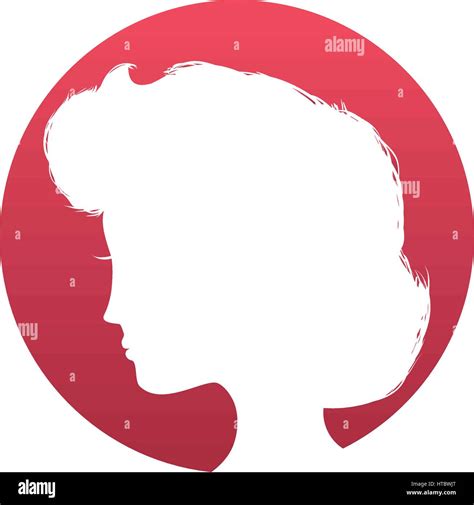 Cabeza De Mujer Silueta Imagen Vector De Stock Alamy