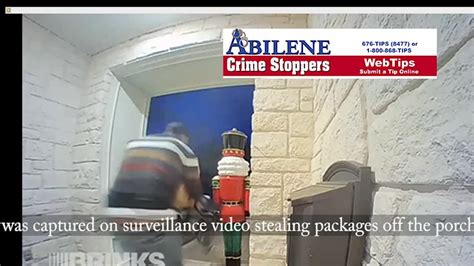 Abilene Police Asking For Help Identifying Porch Pirate YouTube