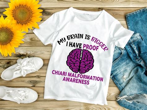 Chiari Malformation Awareness Svg Png My Brain Is Bigger I Have Proof