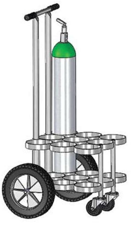 De 9 Oxygen Cylinder Cart On Sale Free Shipping