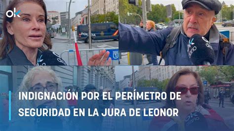 Indignaci N Por El Per Metro De Seguridad En La Jura De Leonor