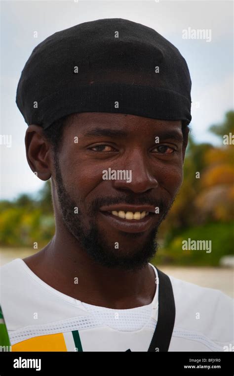 Black Man From Antigua Stock Photo Alamy