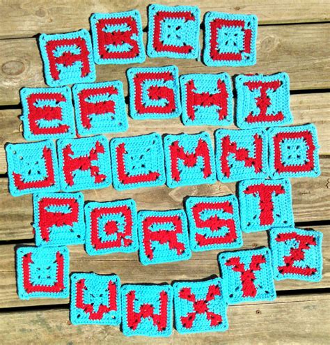 15 Free Crochet Letters Patterns How To Crochet Alphabet