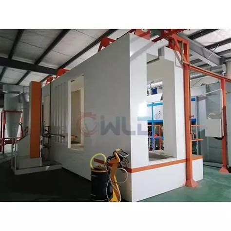 Wld Weilongda Paint Spray Booth Production Line Automatic Electrostatic