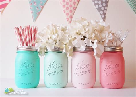 Fashionable Mason Jar Baby Shower Ideas