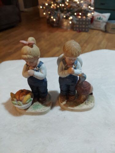 Denim Days A Time For Thanks Home Interiors Figurine Homco