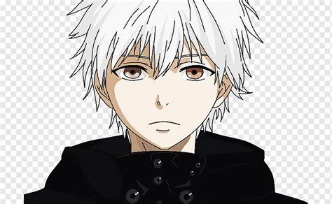 Tokyo Ghoul Ken Kaneki Anime Manga Kaneki Yüz Siyah Saç