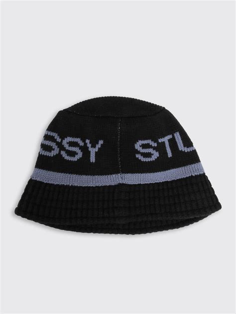 Stussy Jacquard Knit Bucket Hat Garmentory