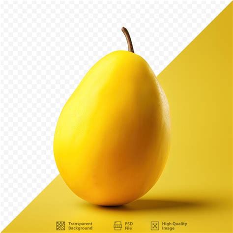 Mango Amarillo Aislado En Un Fondo Transparente Archivo Psd Premium