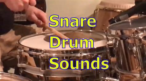 Drum Snare Sound at Brent Leiker blog