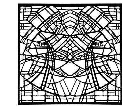 Stained Glass Belgique Exposition Rene Mels 1986 Version Square