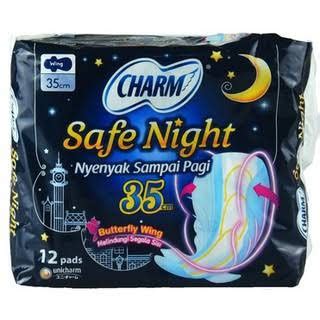 Jual Charm Safe Night Cm Pads Pembalut Wanita Shopee Indonesia