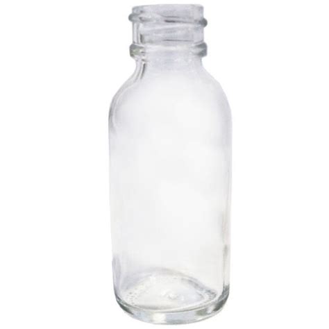 1 Oz Flint Glass Boston Round Bottle 20 400 Neck Finish Pipeline