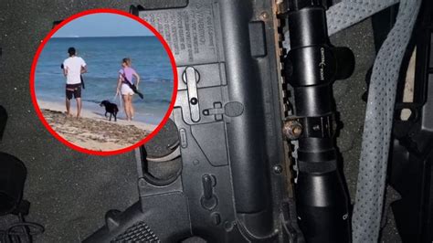 VIDEO Alerta A Playistas Extranjera Que Pasea Con Un Rifle La Silla