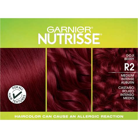 Garnier Nutrisse Ultra Color Nourishing Bold Permanent Hair Color Creme R2 Medium Intense Auburn