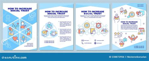 Hoe Kan Het Model Blauwe Brochure Voor Sociaal Vertrouwen Worden