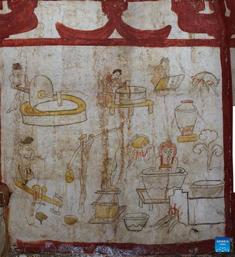 Well Preserved Murals Found In Millennia Old Chinese Tomb Xinhua