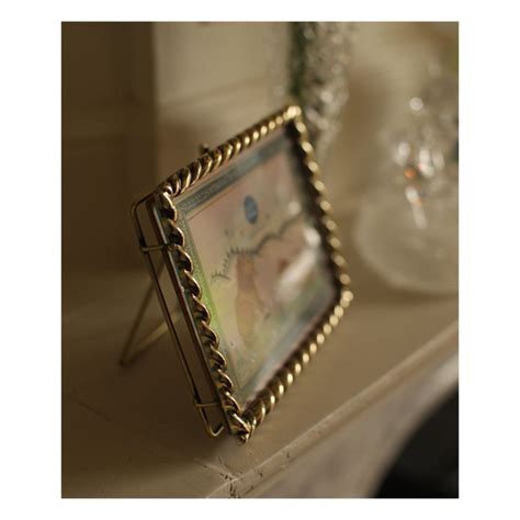 Doing Goods Bethany Recycled Brass Photo Frame Gold Smallable