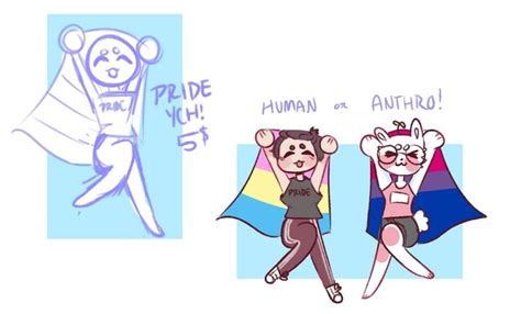 Pride Ych Flag Drawing Art Reference Poses Drawing Base