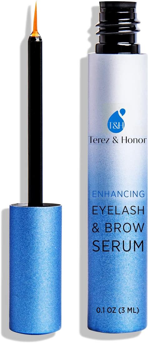 Natural Eyelash Growth Enhancer And Brow Serum For Long Luscious