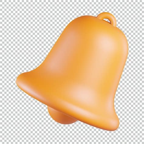 Premium PSD Bell 3d Icon