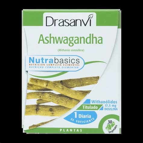 Ashwagandha 30 Cápsulas Nutrabasics Drasanvi Farmacia Galdeano