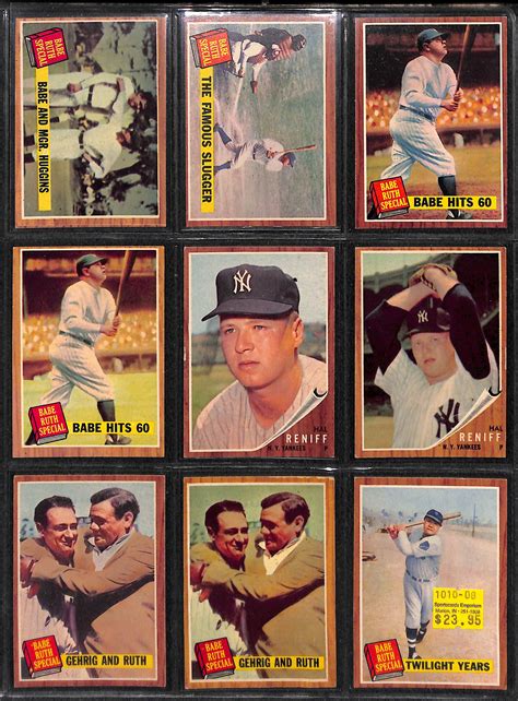 Lot Detail 1962 Topps Baseball Near Complete Set Includes 592 Of