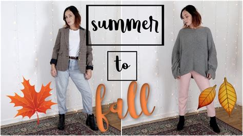 🍂 How To Wear Your Fave Summer Clothes In Fall 🍂 Outfit Inspiration