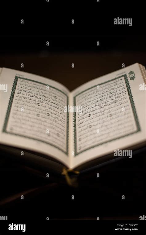 Pages Of Holy Koran The Testament Stock Photo Alamy