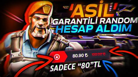 ASİL GARANTİLİ RANDOM HESAP ALDIM VE DERECELİ GİRDİM Valorant YouTube