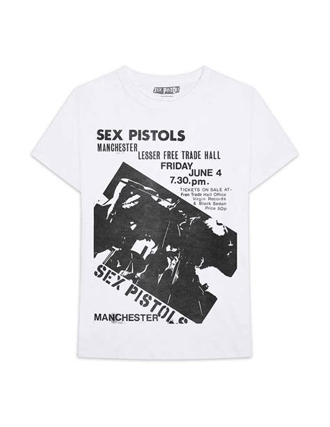 Tricou Oficial The Sex Pistols Manchester Flyer Metalhead Merch