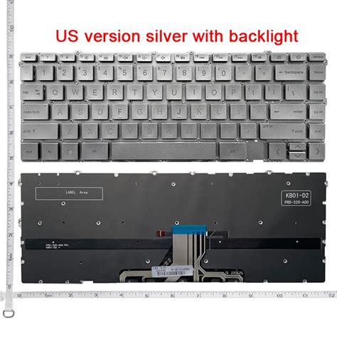 Us Laptop Keyboard For Hp Envy X360 13 Ba 13 Bd 13 Ba0000 13 Bd0000 13