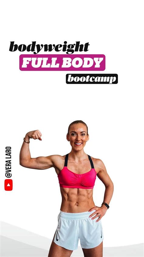 BODYWEIGHT FULL BODY BOOTCAMP YouTube Vera LaRo In 2022 Full Body