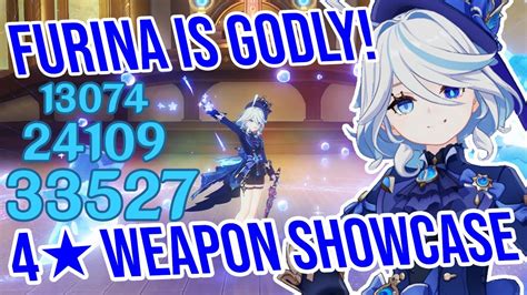 C0 Furina Is Godly 4★ Weapon Showcase Genshin Impact Youtube