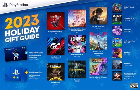 Presenting the 2023 PlayStation Holiday Gift Guide - Sony Interactive ...