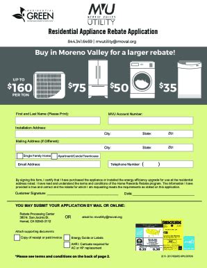 Fillable Online Moreno Valley Electric Utility Mvu Home Page Fax