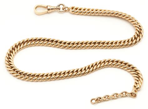 Lot 58: 14K Gold Pocket Watch Chain | Case Auctions