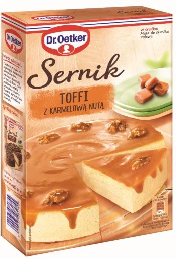 Dr Oetker Sernik toffi z karmelową nutą 13497342543 Allegro pl